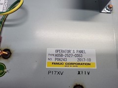 FANUC A05B-2527-C053 OPERATORS PANEL, A20B-2101-0370/10A