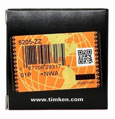 2PACK TIMKEN 6205-ZZ 25X52X15MM Double Metal Seal Bearings USA Brand