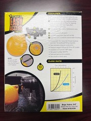 Jobe Rojo Float Valve, 3/4″, Black/Yellow