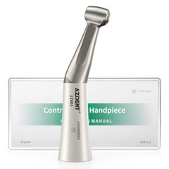 AZDENT Dental 1:1 Direct Drive Slow Speed Contra Angle Handpiece Push Button