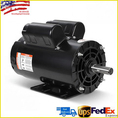 5HP SPL Air Compressor Electric Motor 17.6Amps 56 Frame 3450RPM 5/8“ Keyed Shaft