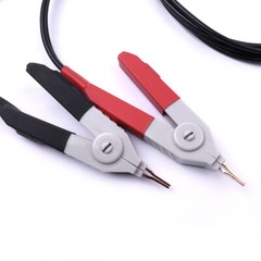 1 Set Kelvin Clip Tester Probe Lead Clip Cable With 4 BNC For LCR Meter Terminal