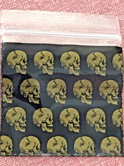 700 SMALL BAGGIES 2″ x 2″ 2020 MINI RESEALABLE POLY DESIGNER BAGS BLACK CLUBS