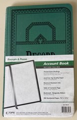 Esselte 66300R Canvas Record Book 300 Sheets Blue 12.12″x7.62″ – NEW SEALED