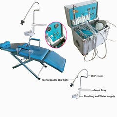 Dental Portable Mobile Delivery Unit Rolling Box Air Compressor Suction / Chair