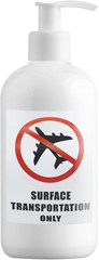 2×3 Inch Surface Transportation ONLY DOT Warning Labels Stickers Total 300