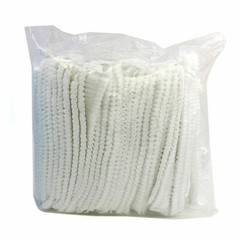 100-1000 Count Disposable Hair Net Non-Woven Head Bouffant Hair Cap 24″ White