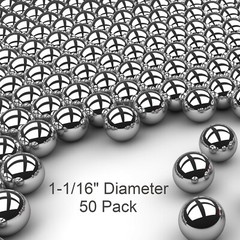 50 1-1/16″ Inch G25 Precision Chromium Chrome Steel Bearing Balls AISI 52100