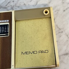 Flip Up Address Book Calendar Memo Pad Desk Top Accessory Hong Kong Vintage