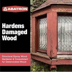 Abatron LiquidWood Epoxy Wood Consolidant Kit 12 Oz Part A & B LWAB6OR