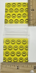 Apple Baggies Smiley Face 1515 1 1/2″ x 1 1/2″ x200 Baggies **Free Shipping**