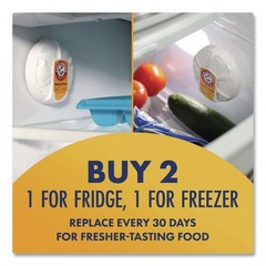Arm & Hammer 3320001710 5.5 oz. Fridge Fresh Baking Soda – Unscented (8/CT) New