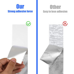 Aluminum Foil Tape 2″ x 65ft | 3.9 Mil High-Temp HVAC Tape for Ductwork & Vents