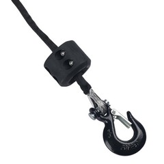 Ucreative 3/16 Inch x 50 Feet Synthetic Winch Rope 8,350LBs Line Cable with H…