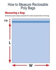 5″ x 7″ Heavy Duty 6 MIL Resealable Zip Top Lock 5×7″ 6 ML Clear Plastic Bags
