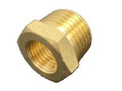 4 PK Hex Reducer Bushing 1/2″ Male x 3/8″ Female NPT Adapter Pipe Fitting Brass