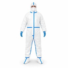 Disposable Protective Coveralls Heavy Duty Full Body W Hood & Boots XL Case/25
