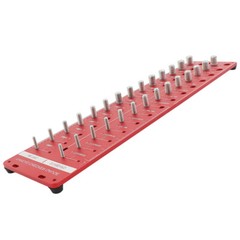Inch and Metric 28 Thread Identifier Gauge Screw Nut and Bolt Thread Checker