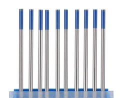 2% Lanthanated TIG Welding Tungsten Electrodes 3/32” x 7” 10-Pack
