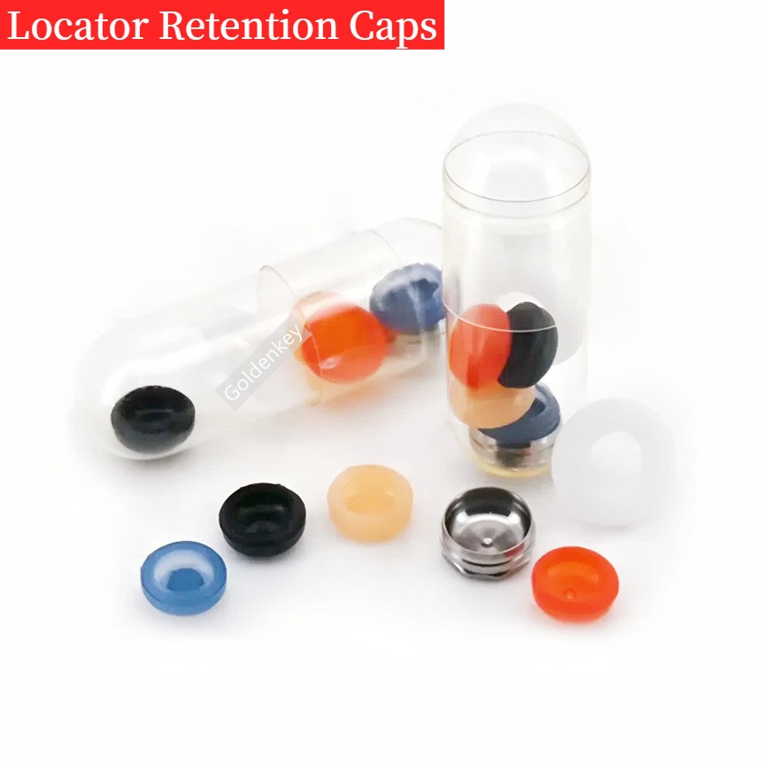 Universal Implant Retention Caps Set Insertion Extraction Remove Core Tool