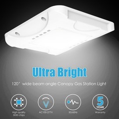 10PCS 150W LED Gas Station Canopy Lights Commercial Garage Gym Lamp 4500K-5700K