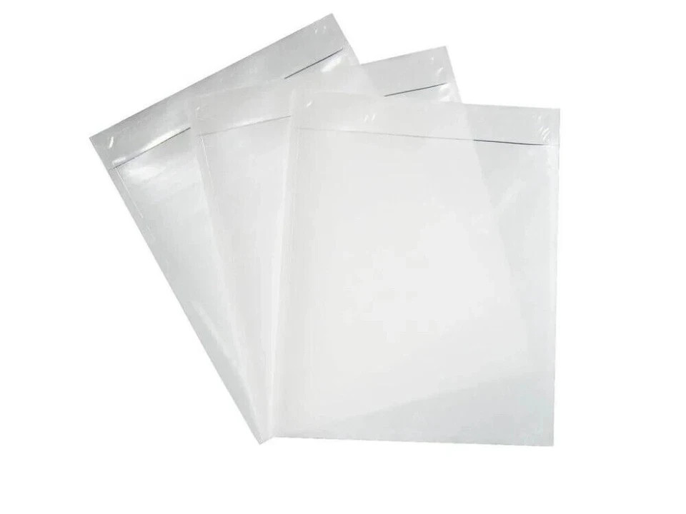 5.” x 7.” Packing List Envelope Clear Self Seal Shipping Address Sleeve 100 Pack