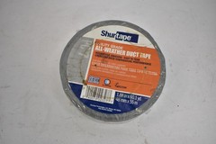 Shurtape All-Weather Utility Grade Duct Tape 1.88in x 60yd Silver 2 Rolls New