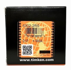 (2 PACK) USA TIMKEN 6302-2RS 15X42X13MM Double Rubber Seal Ball Bearings