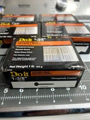NOS 5-pounds LB Do It Best 1-3/8″ Drywall Cupped Head Nails Smooth Shank Nail