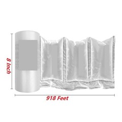 2-Roll Universal 4×8 for Air Pillow Bag Machine Bubble Cushion Wrap Film 918 ft