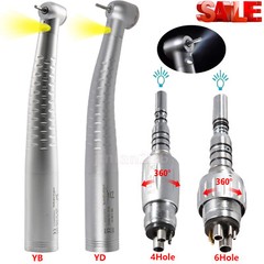 YBB Dental High Speed Handpiece Fiber Optic For KAVO MULTIflex Coupler 4 6 Hole