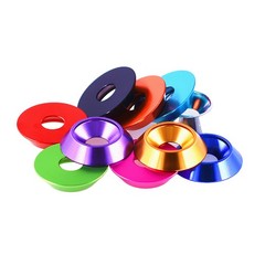 M5 M6 M8 M10 M12 Countersunk Washer – Anodised Aluminium – Screws Cup Washers