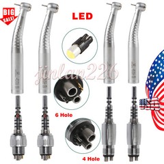 YBB Dental High Speed Handpiece Fiber Optic For KAVO MULTIflex Coupler 4 6 Hole