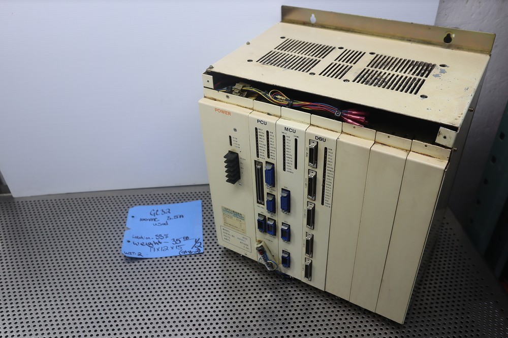 TOYODA GC32 AC100V 3.5A Power Supply W/ (1) PCU (1) MCU & (1) DSU Modules Used