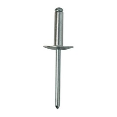 Large Flange Pop Rivets 3/16″ x 1/2″ Aluminum Body Steel Mandrel (6-8) Qty 10