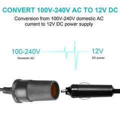 AC to DC Converter 110V to 12V DC 60W/120W Power Supply Car Adapter Transformer