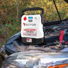 VECTOR 1400 Amp Jump Starter, Compressor, USB and AC Power