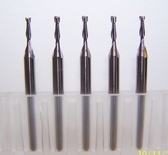 (5) – 1.60mm (.0630″) 2 flute endmills, Overstock Sale 1600-0630.250