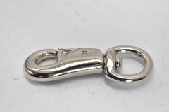 Lot of 3 Multipurpose Heavy Duty Clasp Bull Snap Hook Metal Chrome Tools