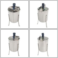 Electric Honey Extractor Beekeeping Equipment 4/8 Frames Stainless Steel 140W