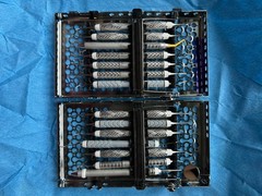 Hu-Friedy 14 Dental Hygiene Instruments & Cassette Good Condition School Use