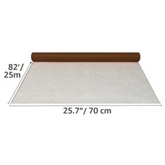 UOFFICE Colored Brown Kraft Paper Roll, 25.7 x 82′