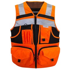 3M High-Visibility Reflective Safety Vest, Multi-Pocket, Unisex Durable M to 7X