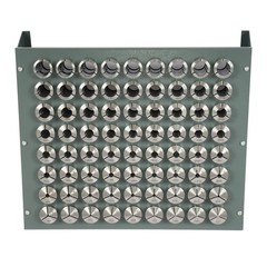 Precision 1/64″ To 1-1/8″ 5C Collets Set 72 Pack Accuracy to 0.0005″ With Rack