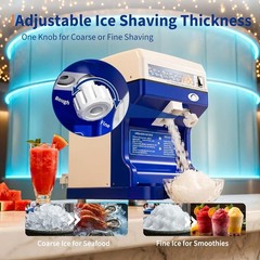 Garvee Ice Shaver Machine,Electric Snow Cone & Frozen Yogurt Maker,Ice Crusher