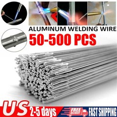 500PCS Easy Melt Welding Rods Low Temperature Aluminum Wire Brazing 1.6mm*500mm