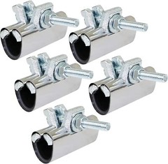 1-1/4 in. x 3 in. Long 1-Bolt IPS Pipe Repair Clamp, Stainless Steel (5 Pack)