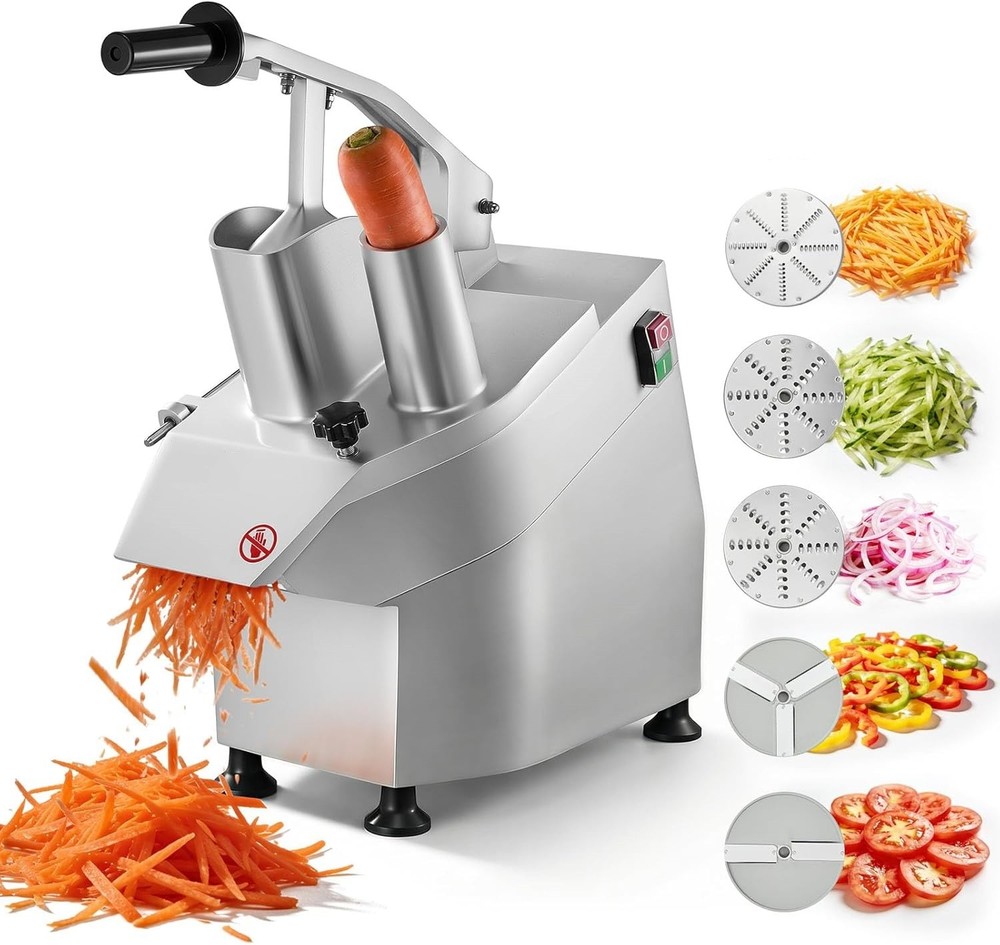 Vegetable Cutter Commercial Food Processor 5 Disks Fruit Vegetable Processor