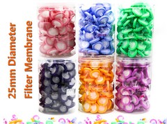 100pcs Disposable Syringe Filters Non-sterilized MCE NYLON PES PTFE Membrane