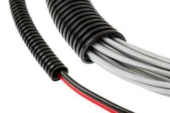 ALL SIZES 1 FT – 100 FOOT Split Wire Loom Polyethylene Tubing Marine Conduit LOT